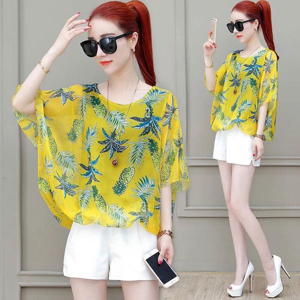 women's blouses & shirts design women spring summer style chiffon casual o-neck short g sleeve feminine, White
women's blouses & shirts design women spring summer style chiffon casual o-neck short g sleeve feminine, White
