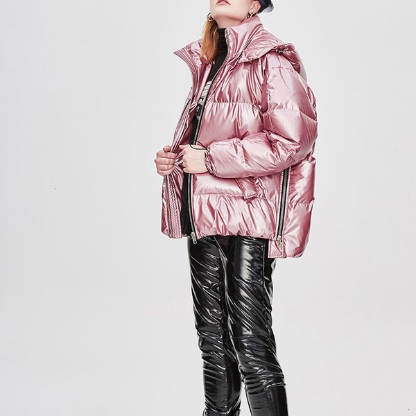 new winter 2021 thick stand collar hooded white duck down material loose style oversized women warm coat casaco feminino jyns, Black
new winter 2021 thick stand collar hooded white duck down material loose style oversized women warm coat casaco feminino jyns, Black