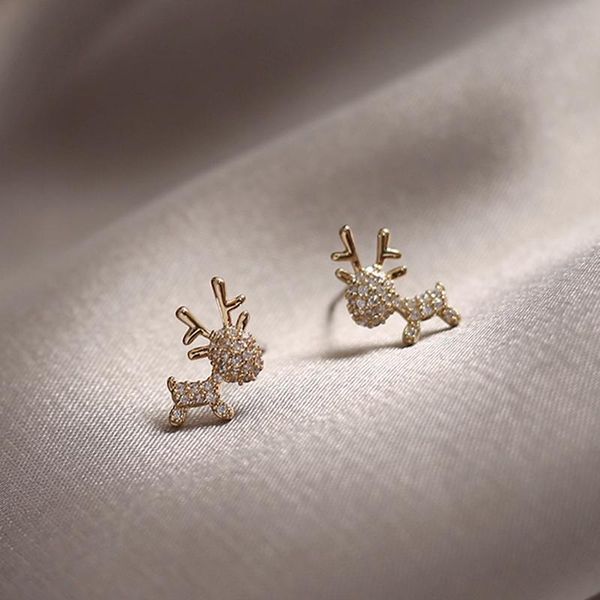 dangle & chandelier earrings female simple small cute net red sweet and delicate wild christmas deer trend fashion stud, Silver
dangle & chandelier earrings female simple small cute net red sweet and delicate wild christmas deer trend fashion stud, Silver