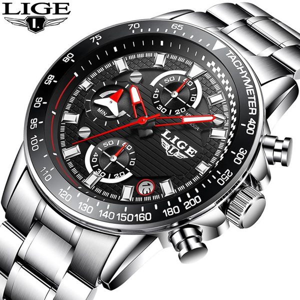 wristwatches lige 2021 mens watches business waterproof clock male full steel fashion quartz watch men sport chronograph, Slivery;brown
wristwatches lige 2021 mens watches business waterproof clock male full steel fashion quartz watch men sport chronograph, Slivery;brown