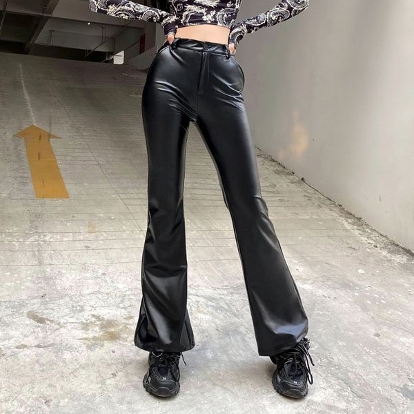 elegant vintage black faux leather pants women autumn high waist skinny trousers ladies casual fashion pants capris, Black;white
elegant vintage black faux leather pants women autumn high waist skinny trousers ladies casual fashion pants capris, Black;white