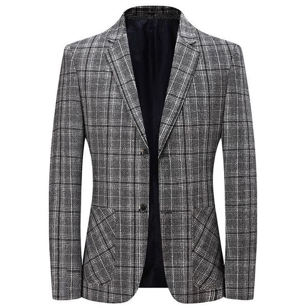 men's suits & blazers british gentleman blazer spring and autumn business casual jacket long-sleeved plaid slim-fitting male, White;black
men's suits & blazers british gentleman blazer spring and autumn business casual jacket long-sleeved plaid slim-fitting male, White;black