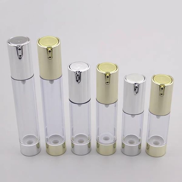 storage bottles & jars empty 15ml 20ml 30ml flat head gold silver-plated airless bottle essence high-end lotion press-packing 20pc
storage bottles & jars empty 15ml 20ml 30ml flat head gold silver-plated airless bottle essence high-end lotion press-packing 20pc