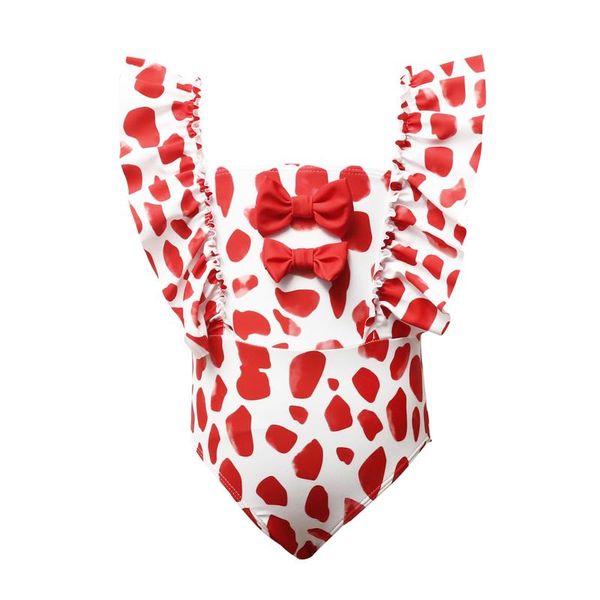 one-pieces kid girls one-piece dots printed swimsuit ruffle sleeve bowknot bodysuit beachwear children's swimwear 2-10years, Black
one-pieces kid girls one-piece dots printed swimsuit ruffle sleeve bowknot bodysuit beachwear children's swimwear 2-10years, Black