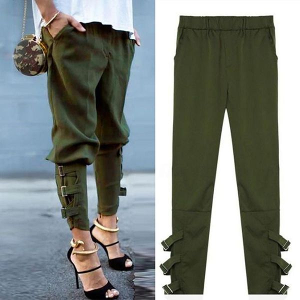 casual women pants solid color harem pants for women buckle straps long harem loose pocket trousers, Black;white
casual women pants solid color harem pants for women buckle straps long harem loose pocket trousers, Black;white