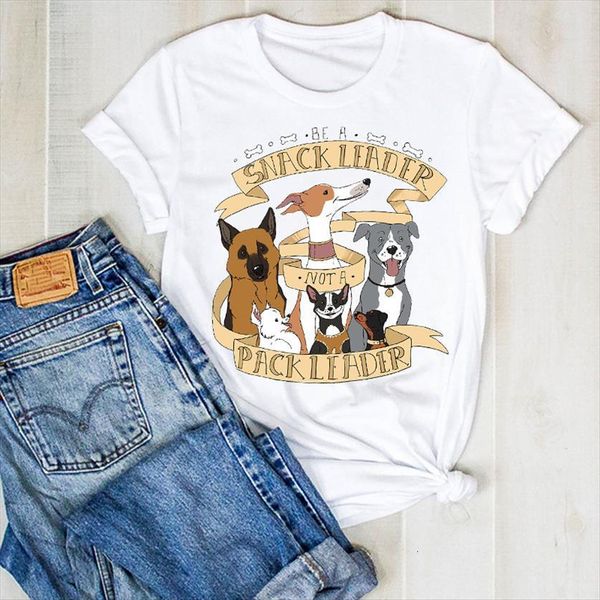 dog pet summer printed 90s womens cute cartoon tee clothes graphic clothing, White
dog pet summer printed 90s womens cute cartoon tee clothes graphic clothing, White