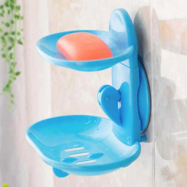 soap dishes double layers home bathroom dishe fashionable blue holder rack strong suction cup type basket tray organizer bath tool
soap dishes double layers home bathroom dishe fashionable blue holder rack strong suction cup type basket tray organizer bath tool
