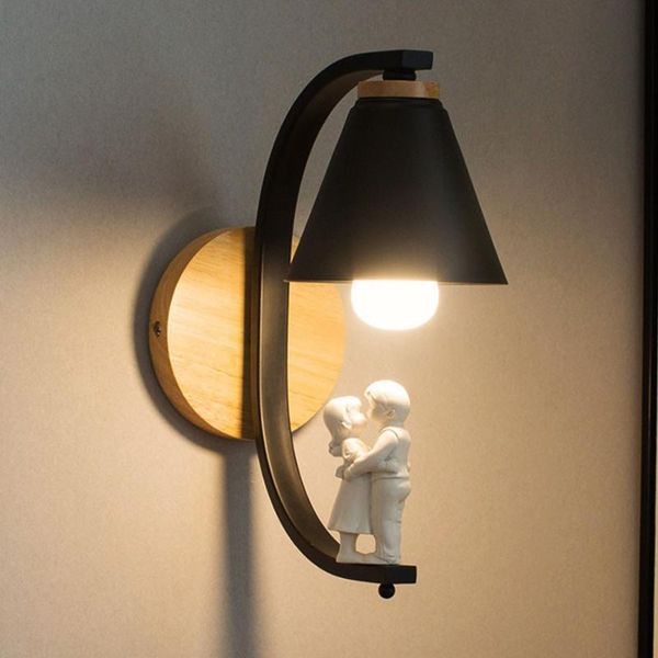 wall lamp creative personality robot lamps nordic wooden iron led bedside aisle el restaurant light
wall lamp creative personality robot lamps nordic wooden iron led bedside aisle el restaurant light