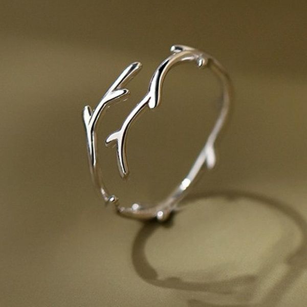 cluster rings simple branch leaf thin silver color adjustable ring for women ladies girls trendy fashion finger jewelry gifts, Golden;silver
cluster rings simple branch leaf thin silver color adjustable ring for women ladies girls trendy fashion finger jewelry gifts, Golden;silver