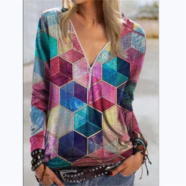 women's blouses & shirts spring casaul for ladies long-sleeved loose v-neck blouse 2xl autumn print, White
women's blouses & shirts spring casaul for ladies long-sleeved loose v-neck blouse 2xl autumn print, White