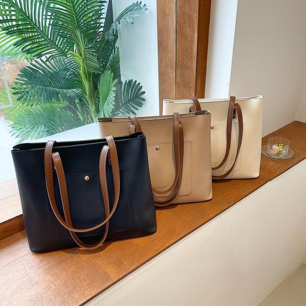 evening bags korean style soild simple big tote for women large capacity ladies work shoulder soft shopper 2021 
evening bags korean style soild simple big tote for women large capacity ladies work shoulder soft shopper 2021