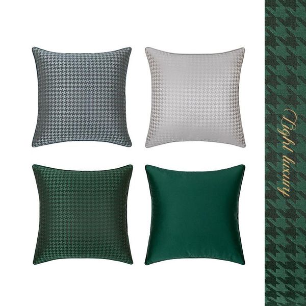 cushion/decorative pillow modern simple classic houndstooth cover decorative sofa cushion covers vintage green/grey/beige case
cushion/decorative pillow modern simple classic houndstooth cover decorative sofa cushion covers vintage green/grey/beige case