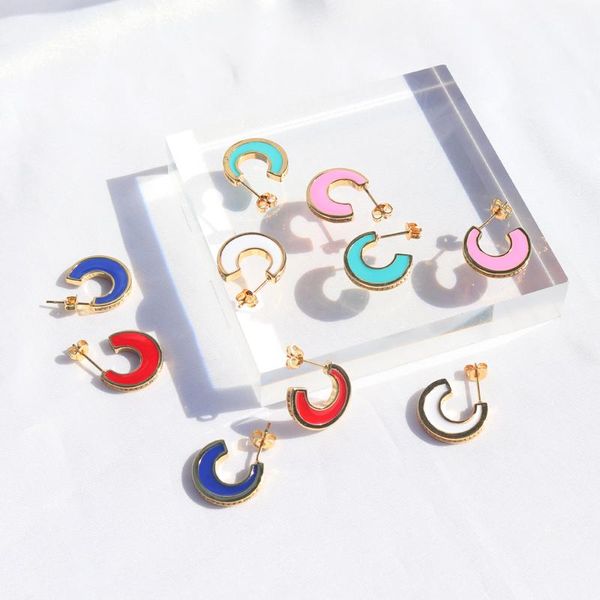 hoop & huggie fashion enamel colorful earrings for women vintage boho circle statement jewelry 2021 brincos gifts, Golden;silver
hoop & huggie fashion enamel colorful earrings for women vintage boho circle statement jewelry 2021 brincos gifts, Golden;silver