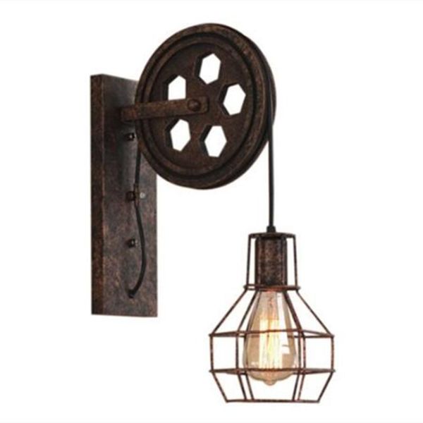 retro vintage wall light shade ceiling lifting pulley industrial wall lamp fixture iron loft cafe bar adjustable sconce light
retro vintage wall light shade ceiling lifting pulley industrial wall lamp fixture iron loft cafe bar adjustable sconce light