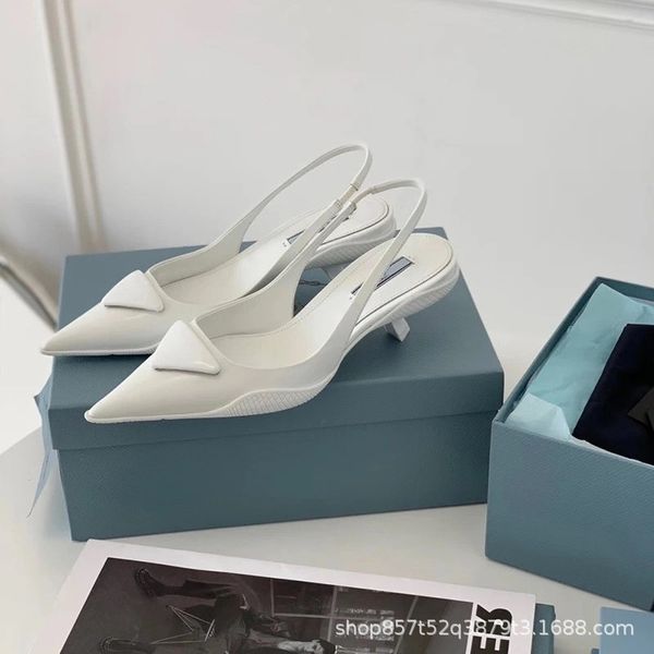 new pujia triangle label kitten heel sandals in spring and summer of 2021 ysj 8vy9, Black
new pujia triangle label kitten heel sandals in spring and summer of 2021 ysj 8vy9, Black