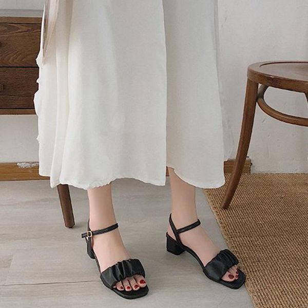sandals 2021 woman ladies mid-heel open toe casual solid color buckle pumps shoes fashion comfort female, Black
sandals 2021 woman ladies mid-heel open toe casual solid color buckle pumps shoes fashion comfort female, Black