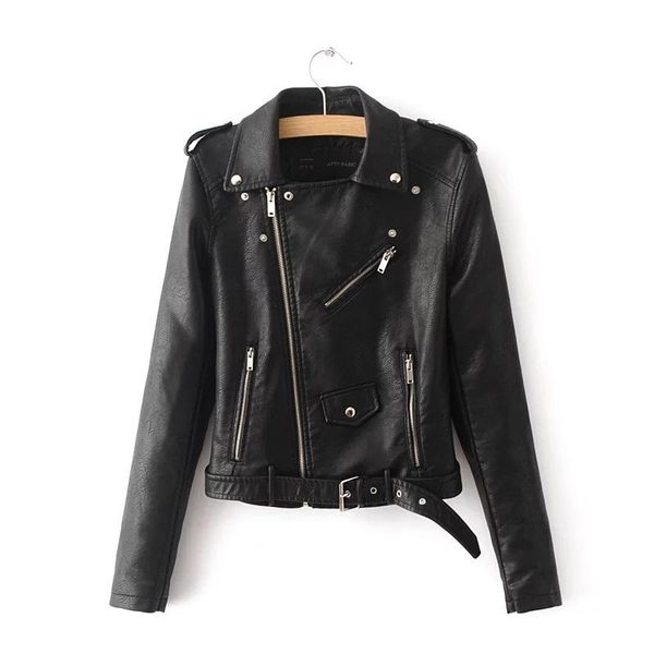 women's leather & faux 2021 fashion women autunm winter black jackets lady bomber motorcycle cool outerwear coat with belt
women's leather & faux 2021 fashion women autunm winter black jackets lady bomber motorcycle cool outerwear coat with belt