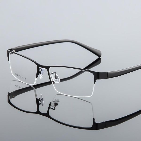 fashion sunglasses frames women men half rimless metal eyeglasses frame myopia glasses optical eyewear rim fake, Black
fashion sunglasses frames women men half rimless metal eyeglasses frame myopia glasses optical eyewear rim fake, Black