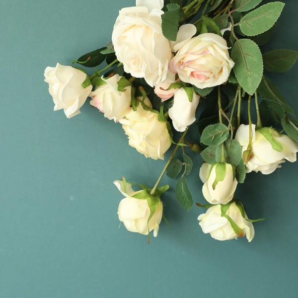 decorative flowers & wreaths 53.5cm artificial fake roses flannel flower bridal bouquet for wedding party home garden decorations gifts
decorative flowers & wreaths 53.5cm artificial fake roses flannel flower bridal bouquet for wedding party home garden decorations gifts