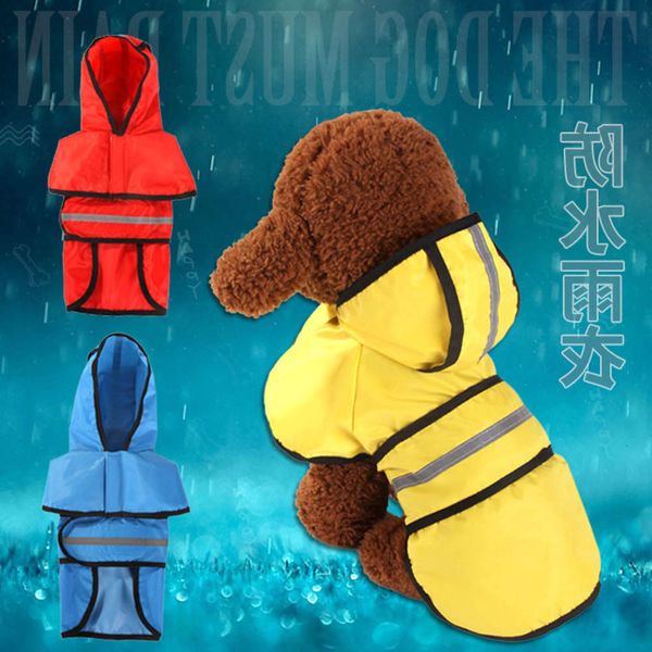 t spring and summer dog clothes teddy waterproof reflective four legged pet raincoat
t spring and summer dog clothes teddy waterproof reflective four legged pet raincoat
