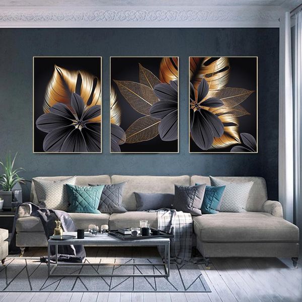 paintings gatyztory 3pc painting by numbers black and golden leaf kits canvas handpainted gift pictures flower home decor
paintings gatyztory 3pc painting by numbers black and golden leaf kits canvas handpainted gift pictures flower home decor