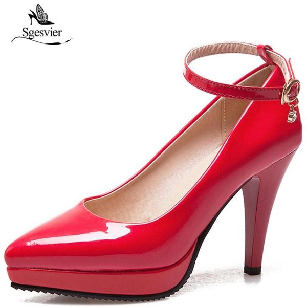 dress shoes sgesvier spring ladies high heels sweet woman pumps fashion thin heel ankle strap zapatos mujer wedding party ox206, Black
dress shoes sgesvier spring ladies high heels sweet woman pumps fashion thin heel ankle strap zapatos mujer wedding party ox206, Black