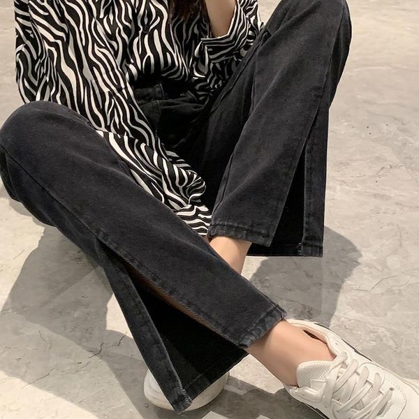 women's jeans woman pants high waist black tall loose split extra long pantalones vaqueros mujer, Blue
women's jeans woman pants high waist black tall loose split extra long pantalones vaqueros mujer, Blue