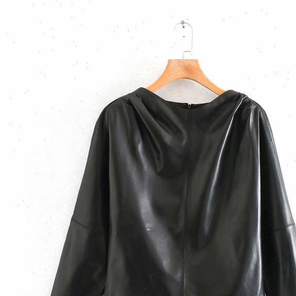 womens shirt women vintage pu leather casual smock blouse office lady back zipper shirts chic pullover chemise femininas ls6170, White
womens shirt women vintage pu leather casual smock blouse office lady back zipper shirts chic pullover chemise femininas ls6170, White