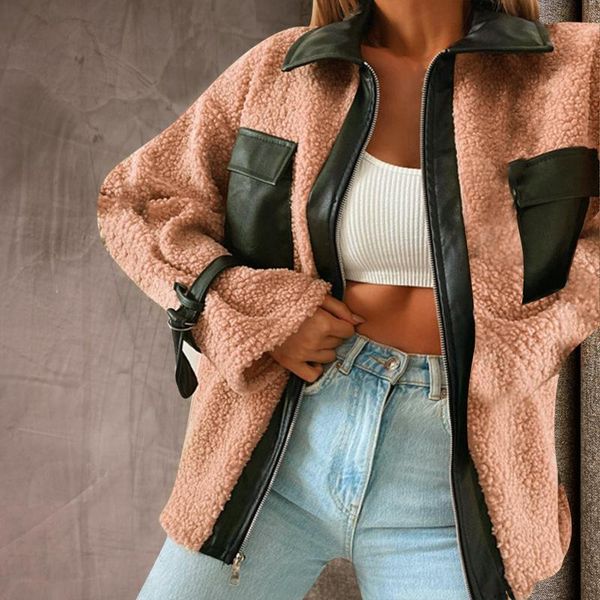 women's jackets women winter faux fur coat 2021 casual warm soft zipper jacket plush overcoat pocket plus size teddy female #t2g, Black;brown
women's jackets women winter faux fur coat 2021 casual warm soft zipper jacket plush overcoat pocket plus size teddy female #t2g, Black;brown