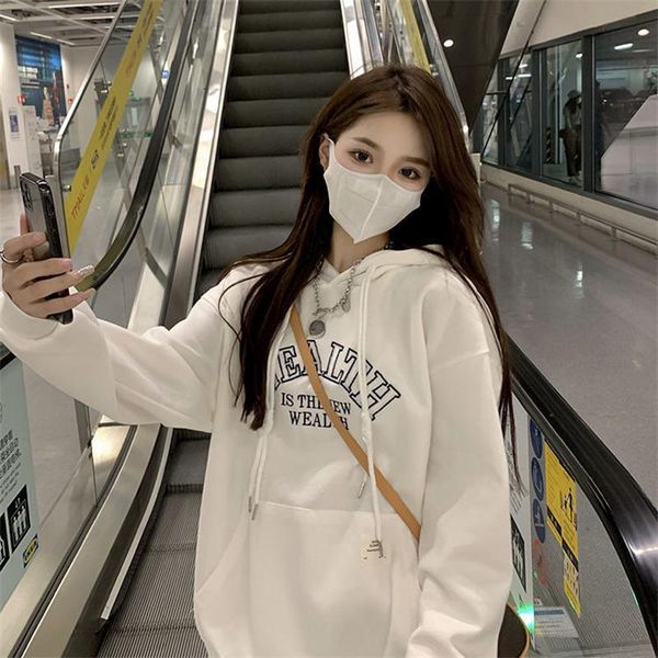 women's hoodies & sweatshirts spring and autumn thin white hoodie 2021 fashion ins student loose lazy style long sleeved top, Black
women's hoodies & sweatshirts spring and autumn thin white hoodie 2021 fashion ins student loose lazy style long sleeved top, Black