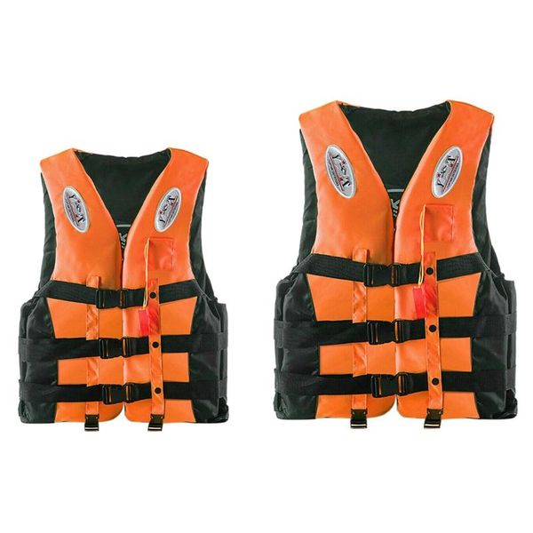 2x kid life safet jacket drifting swimming boating fishing surf vest with emergency whistle orange xxl & xxxl
2x kid life safet jacket drifting swimming boating fishing surf vest with emergency whistle orange xxl & xxxl