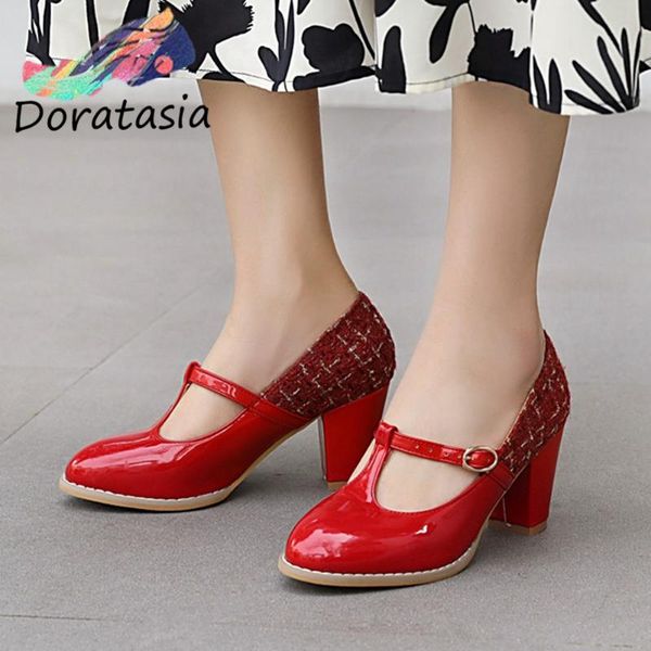 sandals doratasia the large size 48 women solid buckle strap shallow shoes elegant fashion great quality, Black
sandals doratasia the large size 48 women solid buckle strap shallow shoes elegant fashion great quality, Black