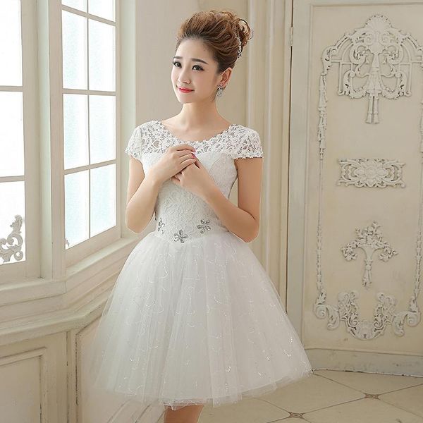 party dresses 2021 white evening elegant a-line cap sleeves bride gown short ball prom homecoming/graduation formal dress, White;black
party dresses 2021 white evening elegant a-line cap sleeves bride gown short ball prom homecoming/graduation formal dress, White;black