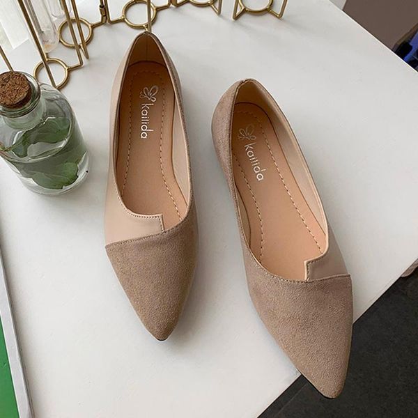 luxury womens flat shoes cover heel shallow women splice color flats fashion pointed toe ballerina ballet flat slip on shoes, Black
luxury womens flat shoes cover heel shallow women splice color flats fashion pointed toe ballerina ballet flat slip on shoes, Black