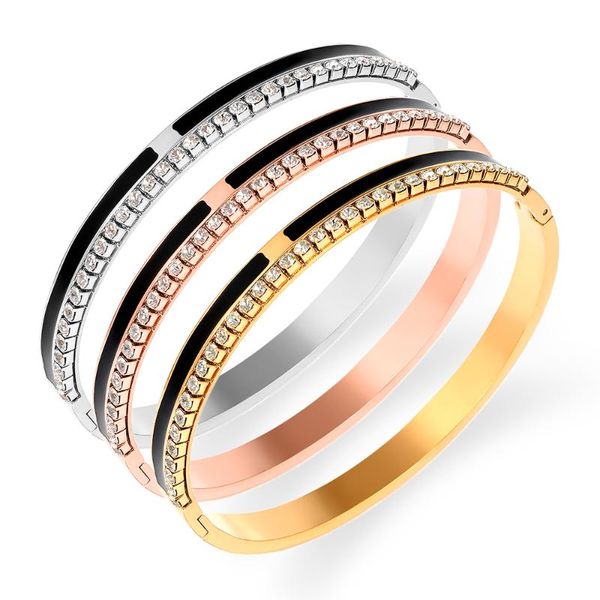 bangle fysara 2021 luxury design black resin bracelets bangles lover's stainless steel crystal bracelet for wedding pulseira
bangle fysara 2021 luxury design black resin bracelets bangles lover's stainless steel crystal bracelet for wedding pulseira
