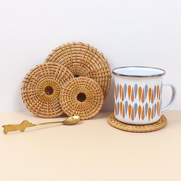 mats & pads woven placemat round braided mat for dining table pad rattan heat insulation pot holder cup coasters kitchen accessories
mats & pads woven placemat round braided mat for dining table pad rattan heat insulation pot holder cup coasters kitchen accessories