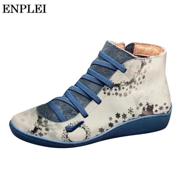 boots enplei ankle women spring autumn casual lace-up leather retro flats side zipper round toe shoe size 35-43, Black
boots enplei ankle women spring autumn casual lace-up leather retro flats side zipper round toe shoe size 35-43, Black