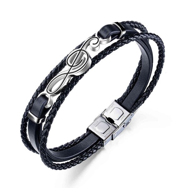 hand catenary hip hop men's bracelet note leather simple multi-layer knitting fashion for boyfriend, Golden;silver
hand catenary hip hop men's bracelet note leather simple multi-layer knitting fashion for boyfriend, Golden;silver