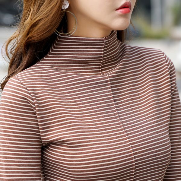 2021 new women thick warm winter t-shirt turtleneck striped full sleeve stretch cotton undershirt basic perfect pullover s-3xl sm19, White
2021 new women thick warm winter t-shirt turtleneck striped full sleeve stretch cotton undershirt basic perfect pullover s-3xl sm19, White