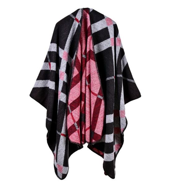 scarves european and american ladies plaid shawl super long thickened foreign trade ever-changing cashmere cloak women scarf winter, Blue;gray
scarves european and american ladies plaid shawl super long thickened foreign trade ever-changing cashmere cloak women scarf winter, Blue;gray