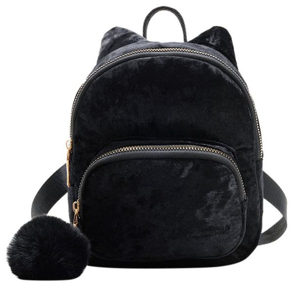 backpack women velour hairball mini shoulder school bags for teenage girls students travel back pack bagpack 2021
backpack women velour hairball mini shoulder school bags for teenage girls students travel back pack bagpack 2021