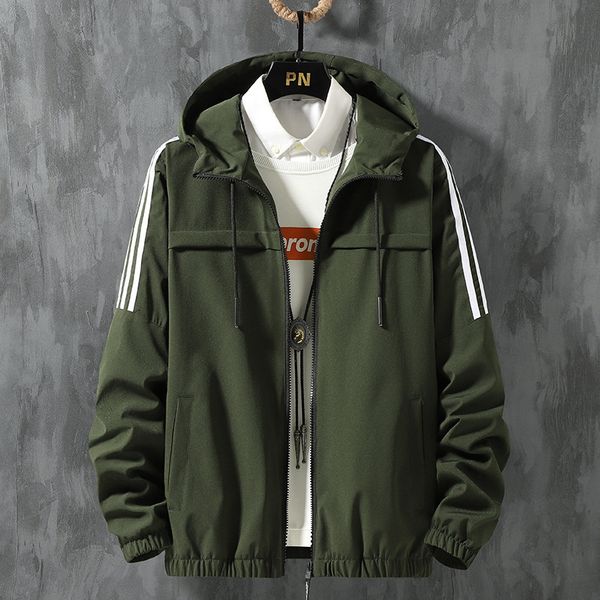 new casual fashion trend color youth korean loose hooded long sleeve jacket men's generation, Black;brown
new casual fashion trend color youth korean loose hooded long sleeve jacket men's generation, Black;brown
