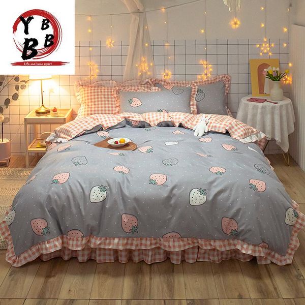 bedding sets strawberry princess bedclothes pink duvet cover set romantic lace girls quilts full twin bowknot korean
bedding sets strawberry princess bedclothes pink duvet cover set romantic lace girls quilts full twin bowknot korean