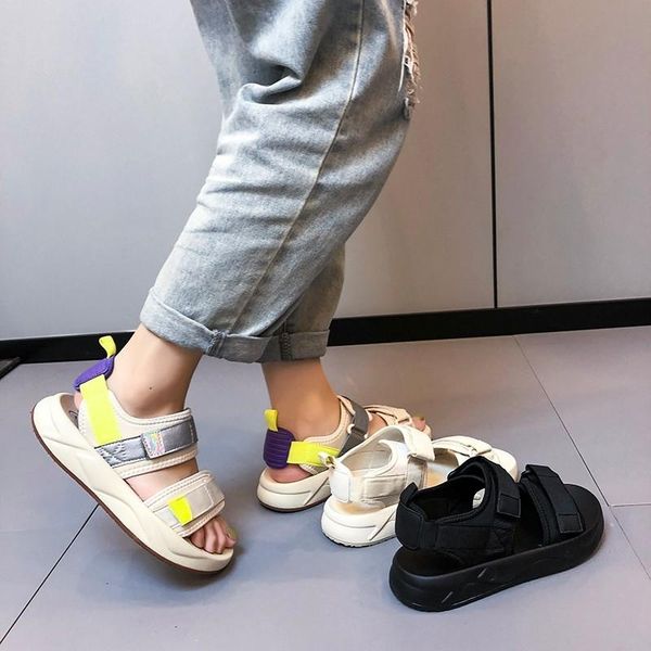sandals 2021 summer sports women's shoes leisure student fashion flat bottomed soft beach, Black
sandals 2021 summer sports women's shoes leisure student fashion flat bottomed soft beach, Black