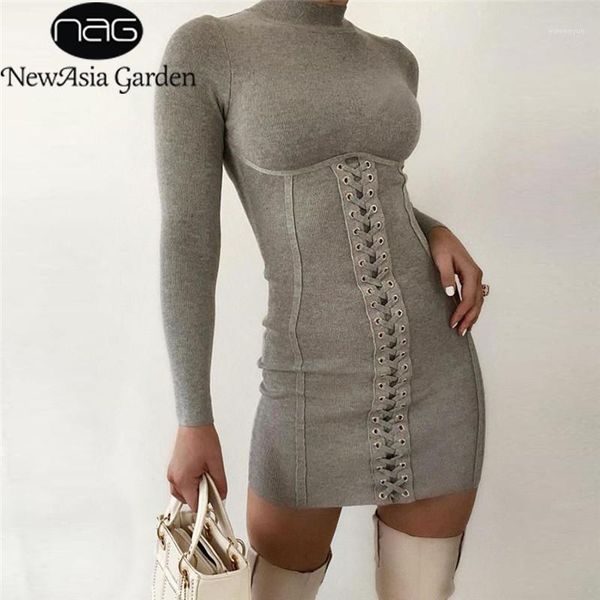 asia dress long sleeve mini robe round neck cut out lace up bodycon dresses for women party fall fashion 2021 streetwear casual, Black;gray
asia dress long sleeve mini robe round neck cut out lace up bodycon dresses for women party fall fashion 2021 streetwear casual, Black;gray