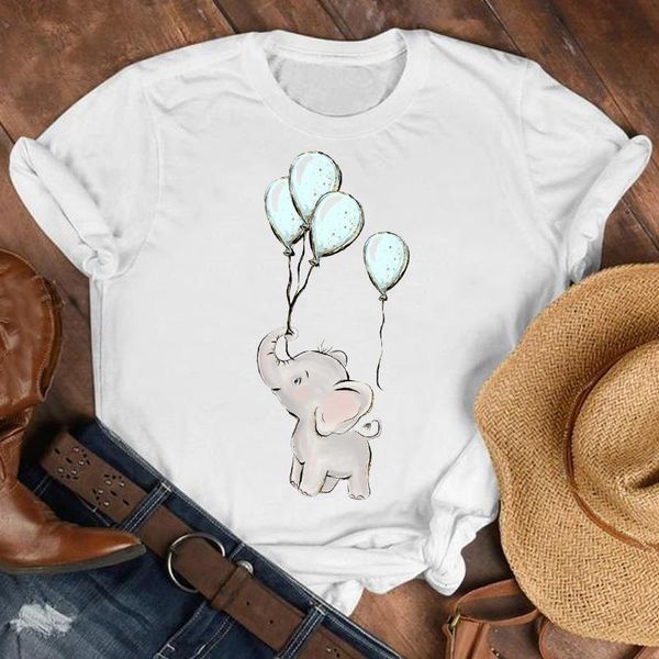 women lady elephant animal funny casual 90s style cartoon shirt clothes tshirt tee womens female print t graphic t-shirt, White
women lady elephant animal funny casual 90s style cartoon shirt clothes tshirt tee womens female print t graphic t-shirt, White