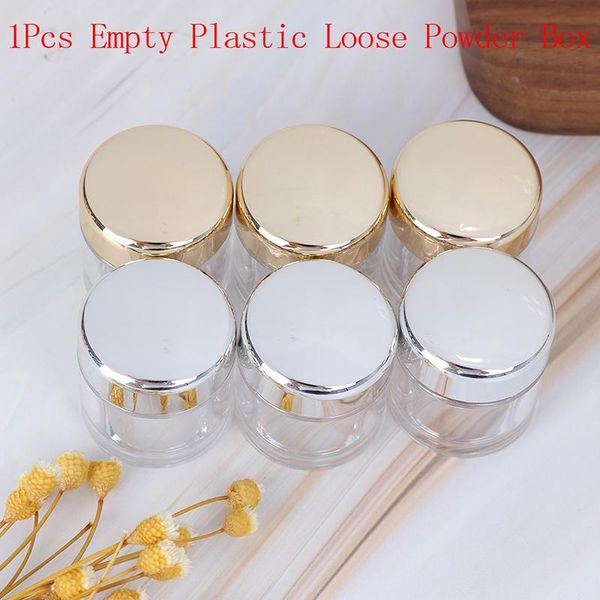 1pcs plastic empty loose powder pot with sieve cosmetic makeup jar container handheld portable sifter with black cap 5ml
1pcs plastic empty loose powder pot with sieve cosmetic makeup jar container handheld portable sifter with black cap 5ml