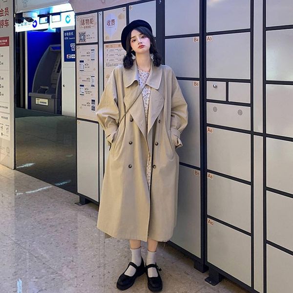 women's trench coats ly varey lin spring autumn women fashion turn-down collar double breasted long office lady solid color jacket with, Tan;black
women's trench coats ly varey lin spring autumn women fashion turn-down collar double breasted long office lady solid color jacket with, Tan;black