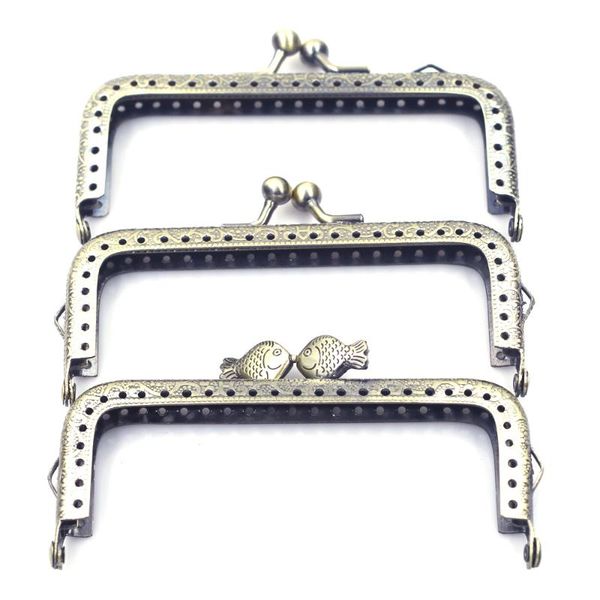 bag parts & accessories bronze tone 10.5cm square metal purse frames pouch kiss clasps buckles handles lock diy handbag luggage hardware, Black
bag parts & accessories bronze tone 10.5cm square metal purse frames pouch kiss clasps buckles handles lock diy handbag luggage hardware, Black