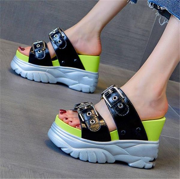 sandals summer slippers gladiators women cow leather platform wedge high heel buckle open toe party pumps beach shoes, Black
sandals summer slippers gladiators women cow leather platform wedge high heel buckle open toe party pumps beach shoes, Black